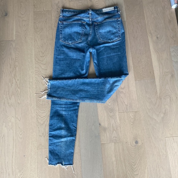 RE/DONE High Rise Ankle Crop Jeans - Picture 6 of 6